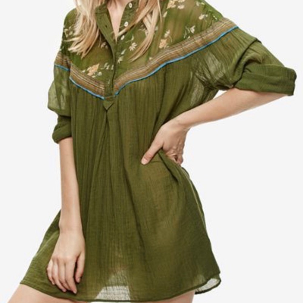 Free People Hearts and Colors Top